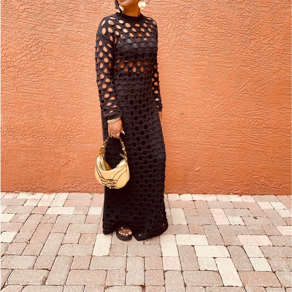 Naked Wardrobe Black Maxi Dress - Picture 6 of 15